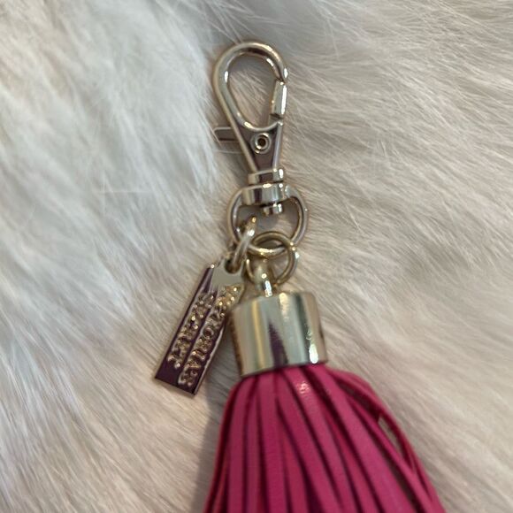 Victorias Secret Pink Tassel Keychain - Picture 2 of 3